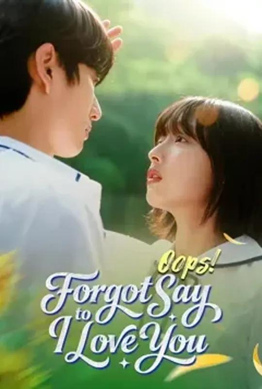 Oops Forgot To Say I Love You poster